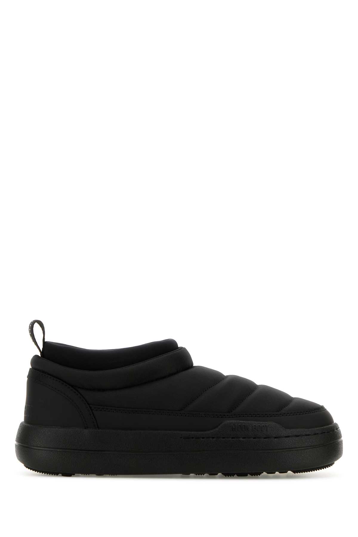 Moon Boot Black Nylon Park Soft Ankle Boots
