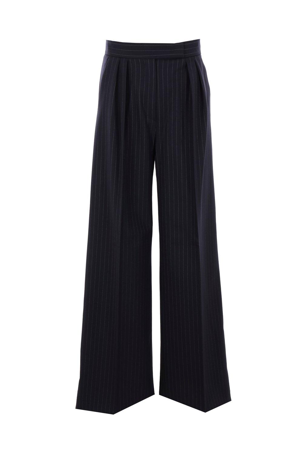 Max Mara Navy Bue Bacca1234 Trousers