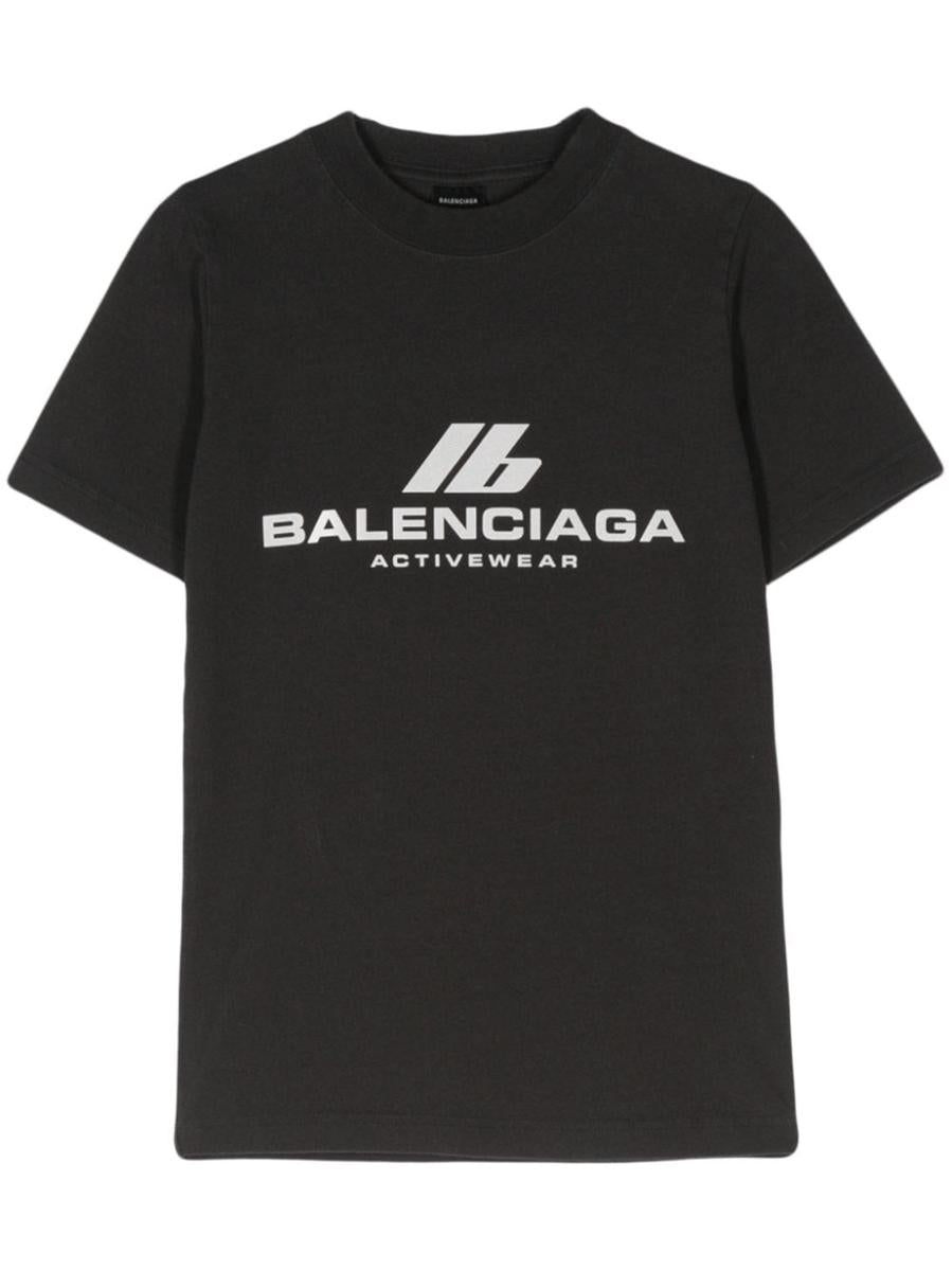Balenciaga Logo Cotton T-Shirt