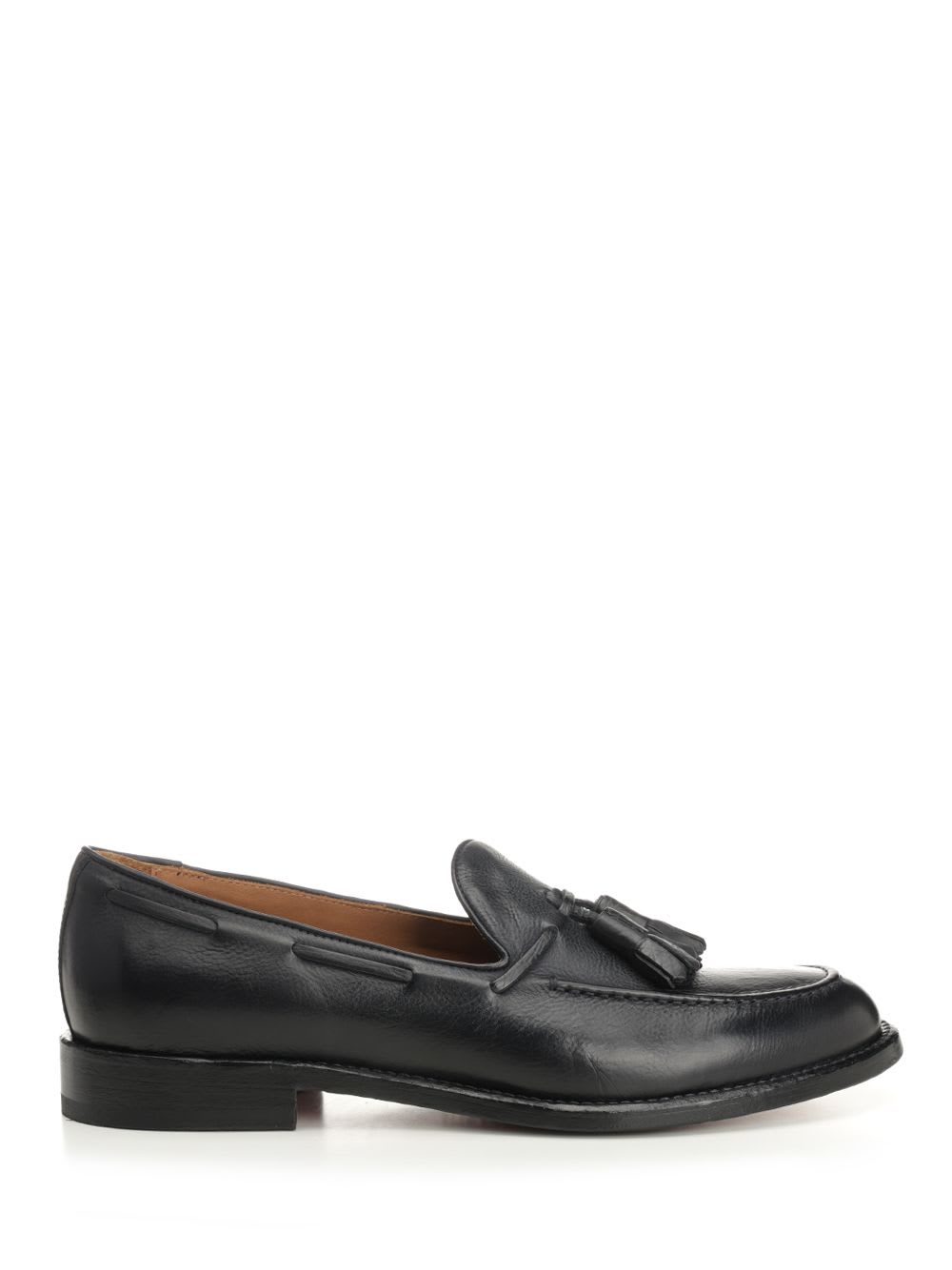 Corvari Blue Leather Mocassin