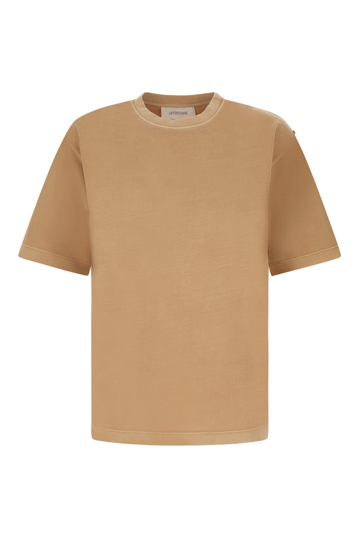 SportMax Beige Cotton Valico T-shirt