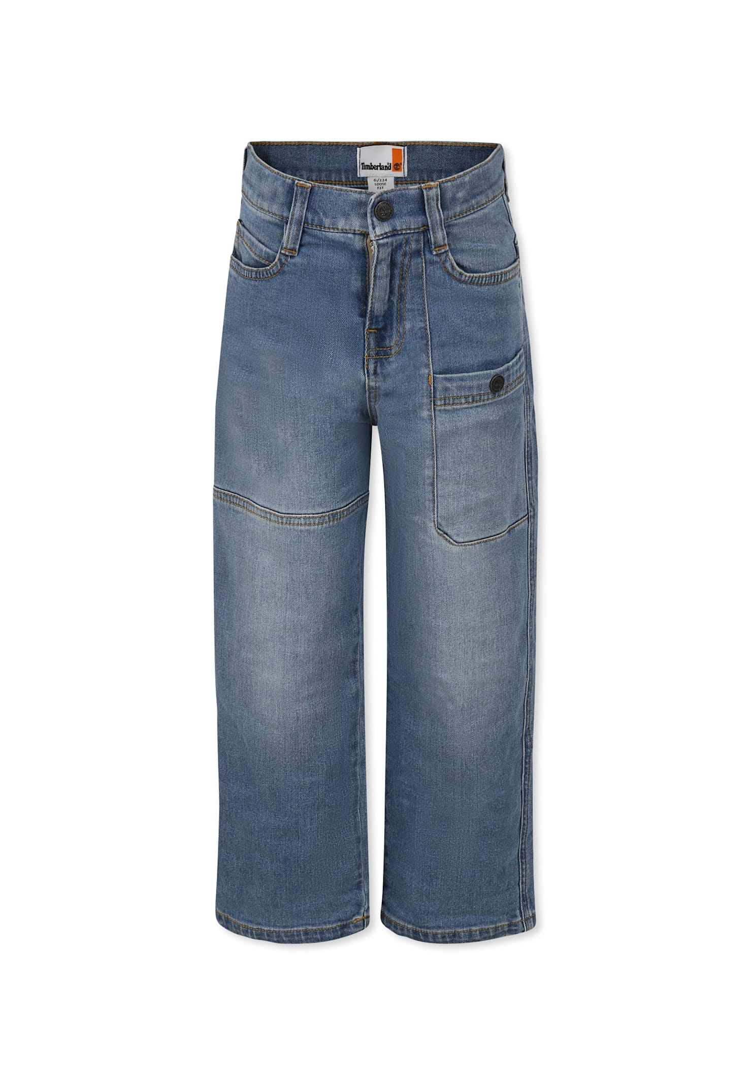 Timberland Denim Jeans For Boy With Tree