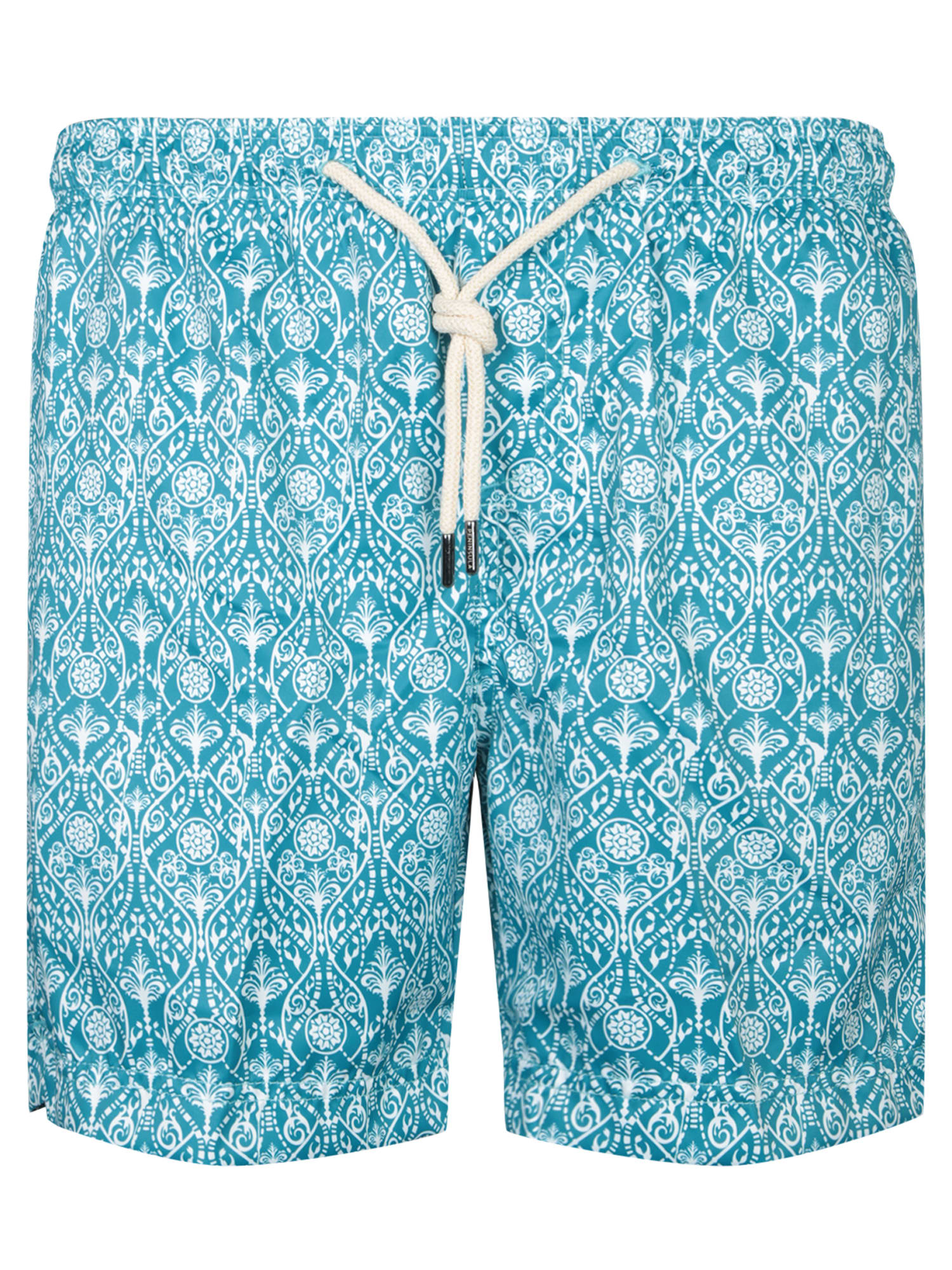 Peninsula Swimwear Patterned Blue/light Blue Boxer Swim Shorts