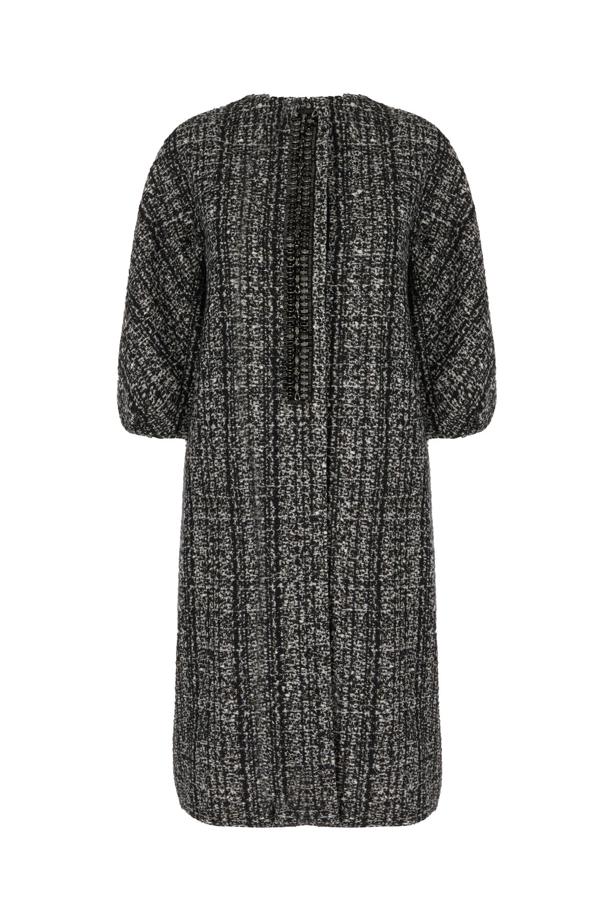Max Mara Atelier Embroidered Wool Blend Coat