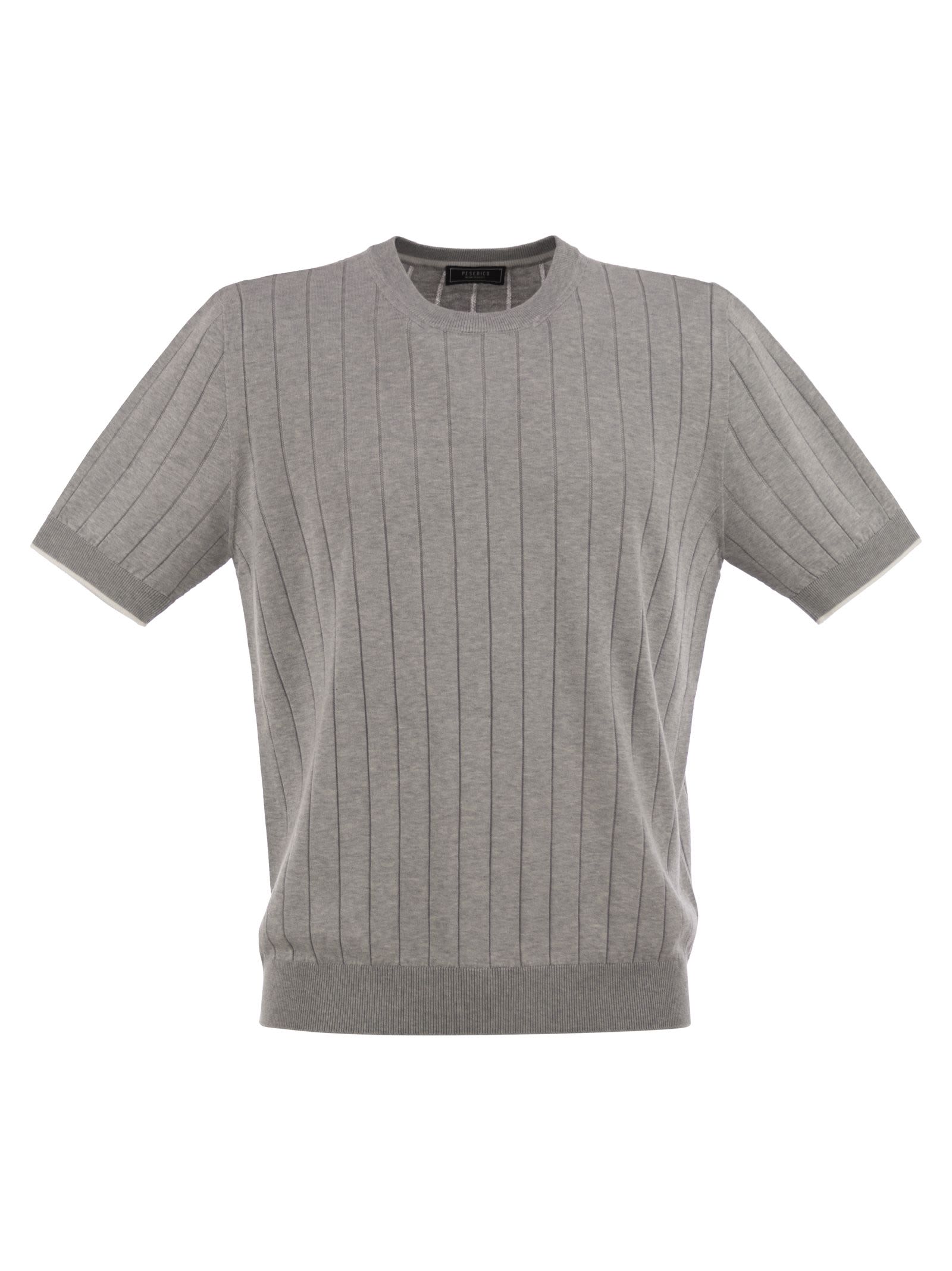 Peserico T-shirt In Pure Cotton Yarn