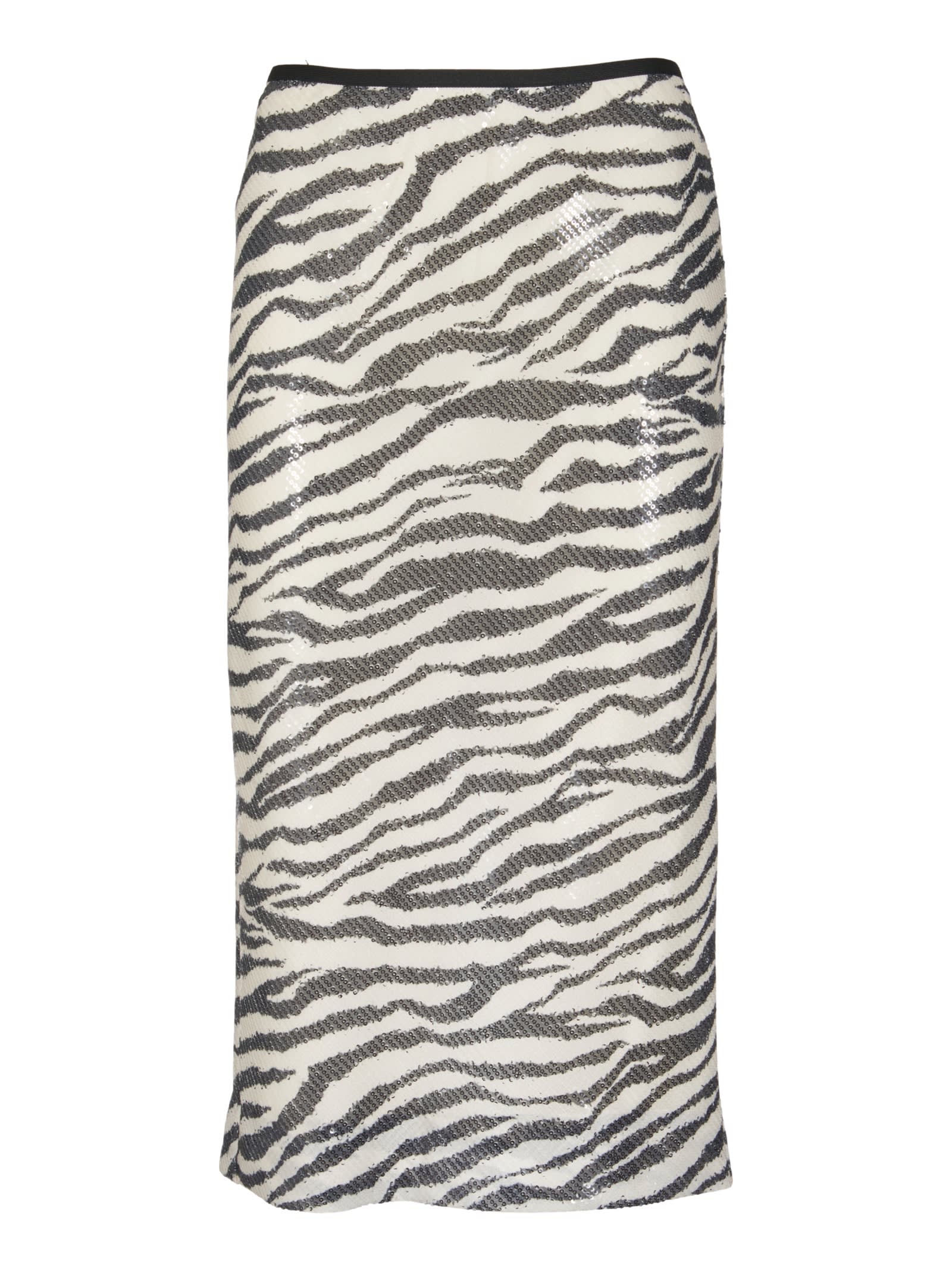 8PM Zebra Print Skirt
