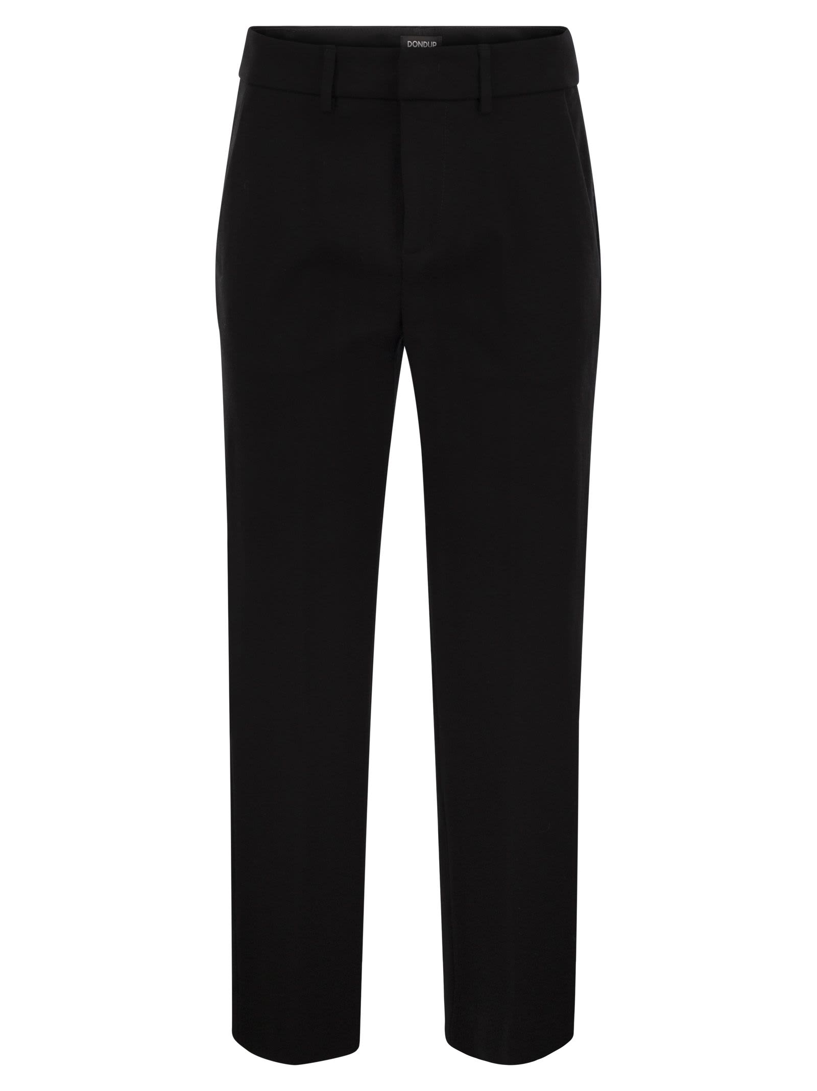 Dondup Loose Cropped Jersey Trousers - Meli