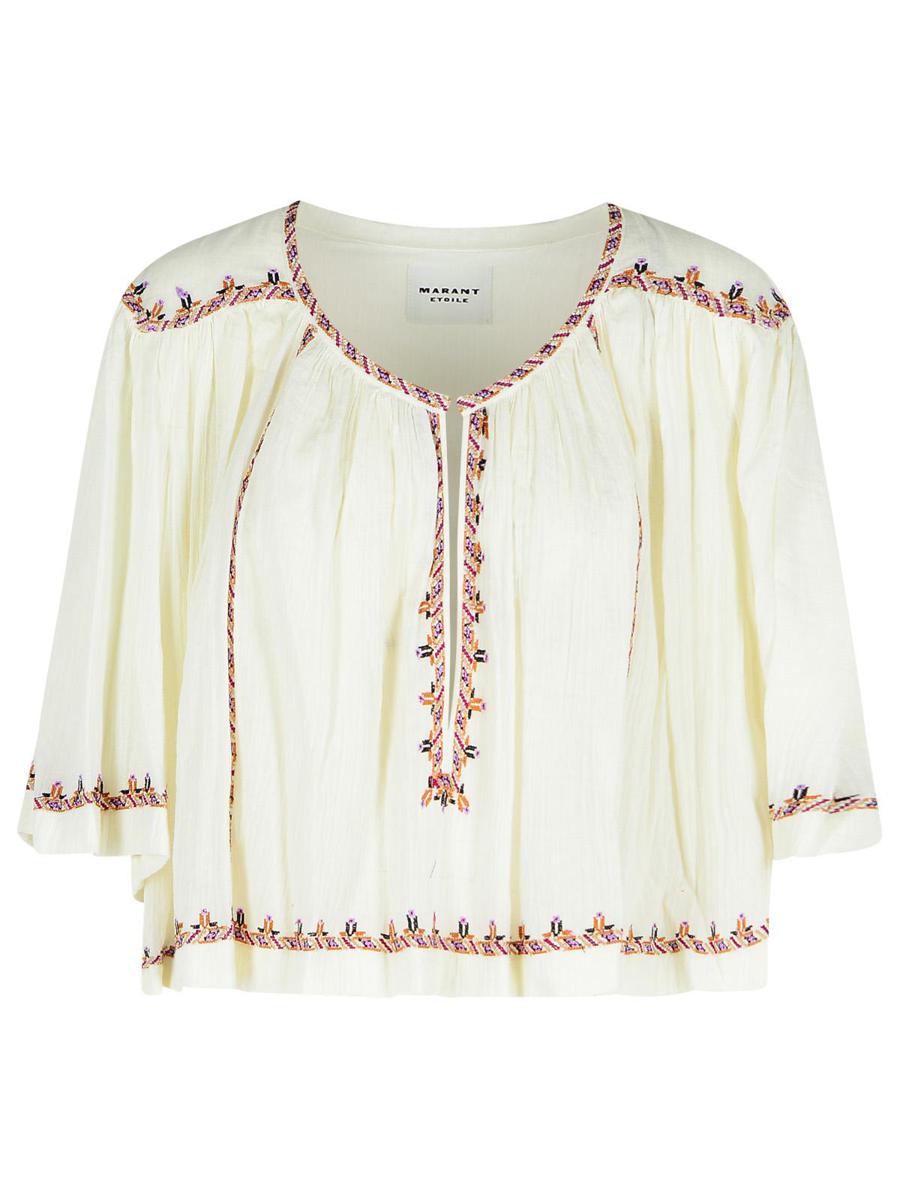 Isabel Marant Étoile 'Felicity' 米色棉质衬衫