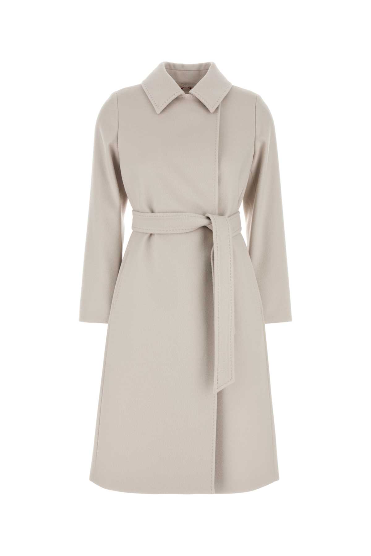 Max Mara Studio Sand Wool Bcollag Coat