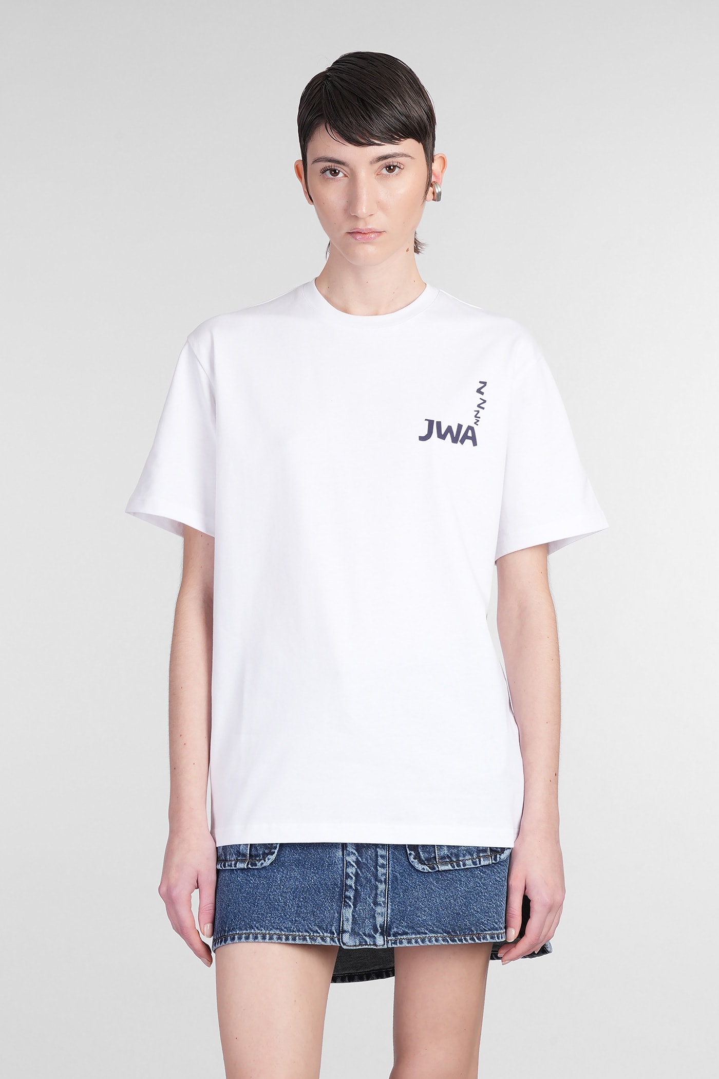 J. W. Anderson T-shirt In White Cotton