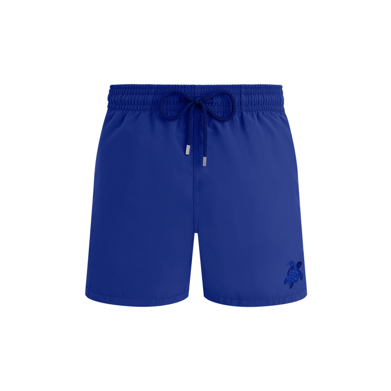 Vilebrequin Men Swim Shorts Ronde Des Tortues Maxi Water-reactive - Moorea - Blue - Size XL