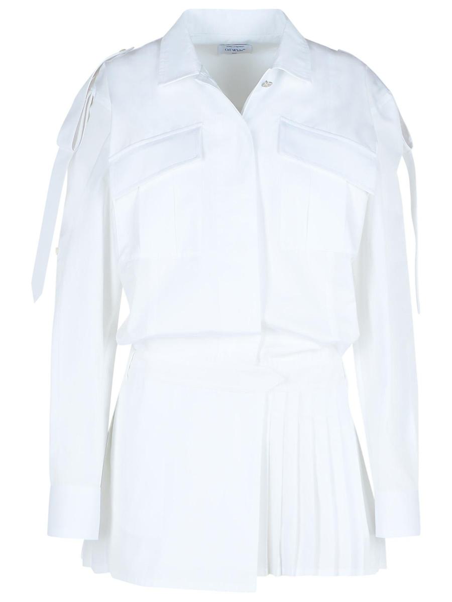 Off-White 'Savannah' White Cotton Dress