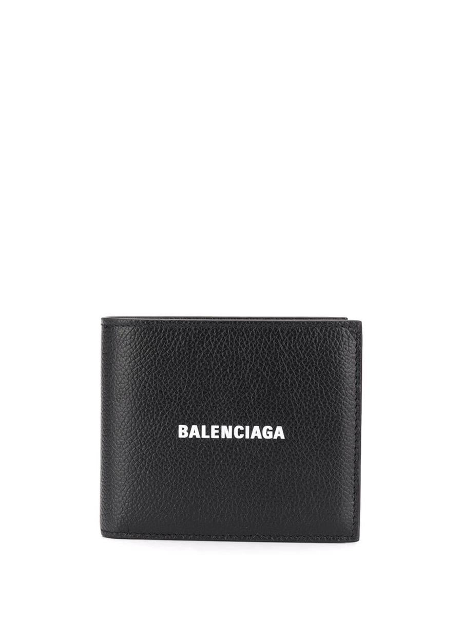 Balenciaga 印花Logo方形两折钱包