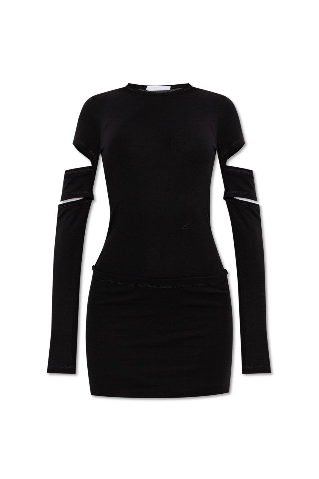 Helmut Lang Slashed Mini Dress