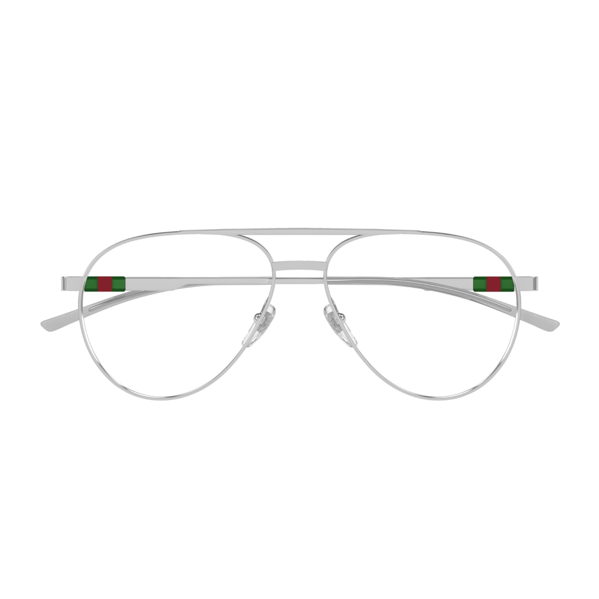 Gucci Eyewear Gucci Gg1679o Linea Web 001 Silver Trasparent Glasses