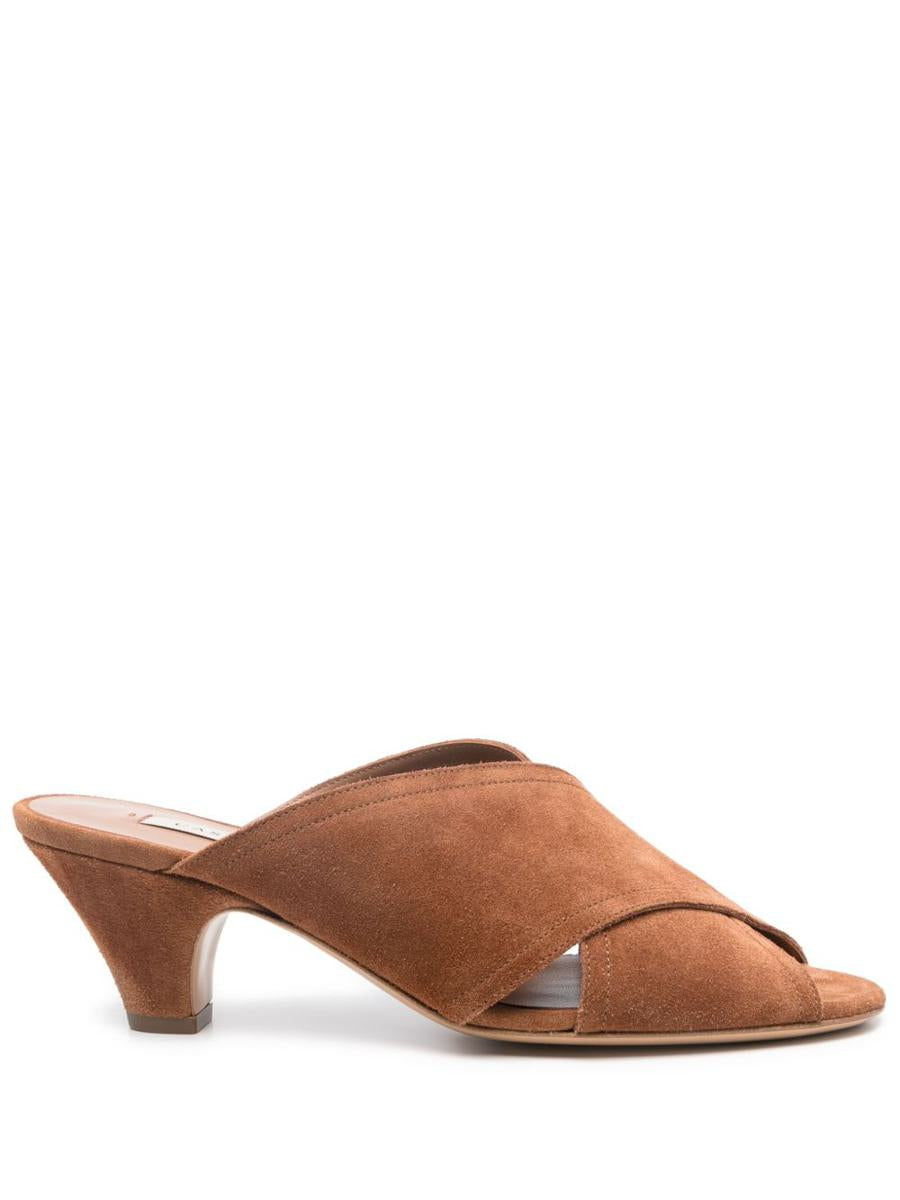 Casadei 55Mm Suede Mules