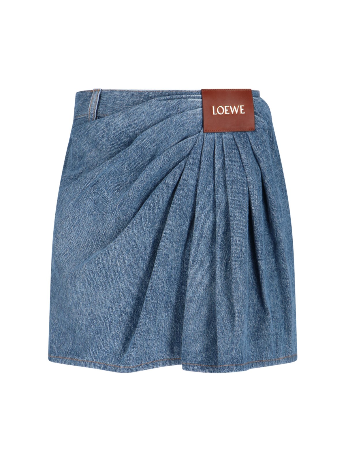 Loewe Denim Mini Skirt