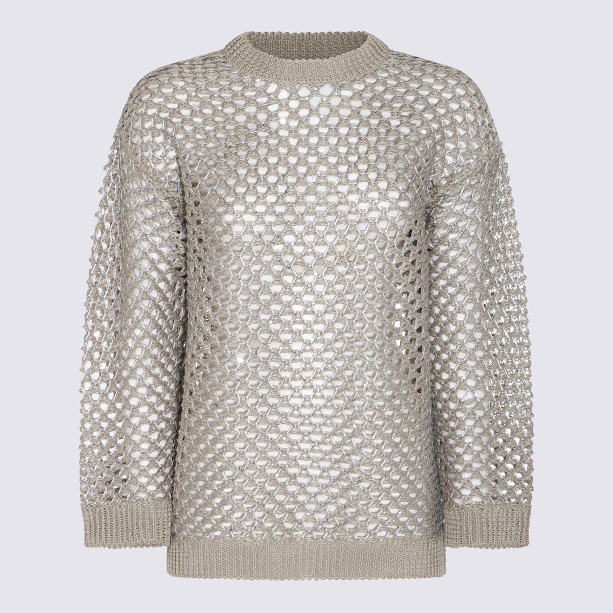 Valentino Garavani Beige Linen Knitwear