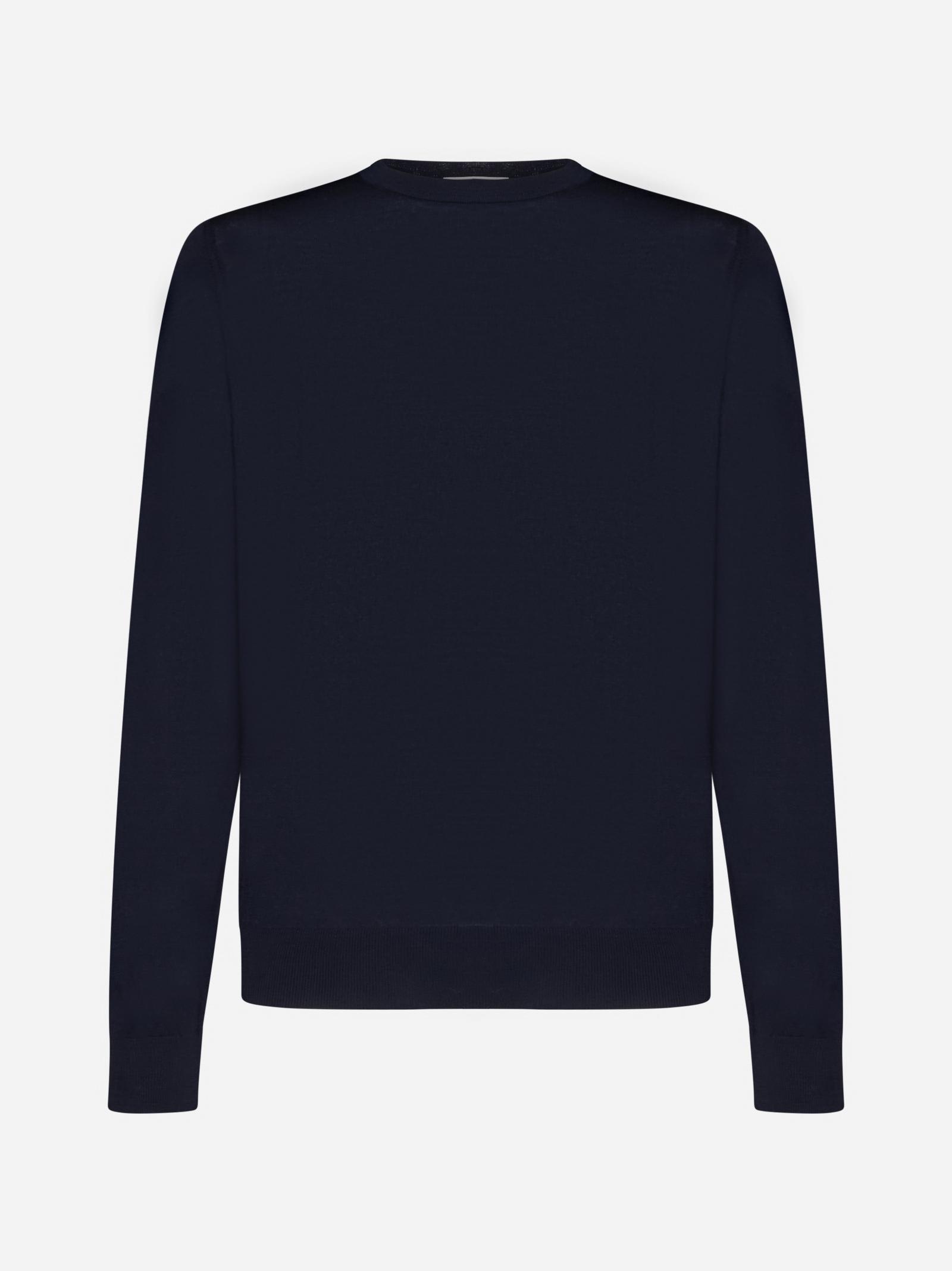 Piacenza Cashmere Wool Crewneck Sweater