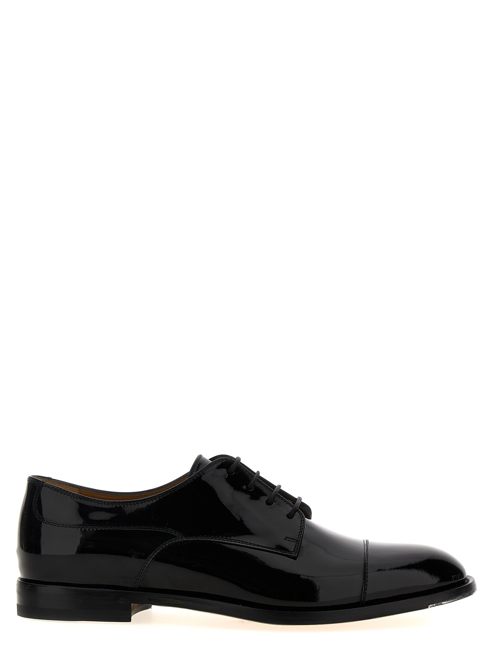 Gucci Patent Leather Lace-up Shoes