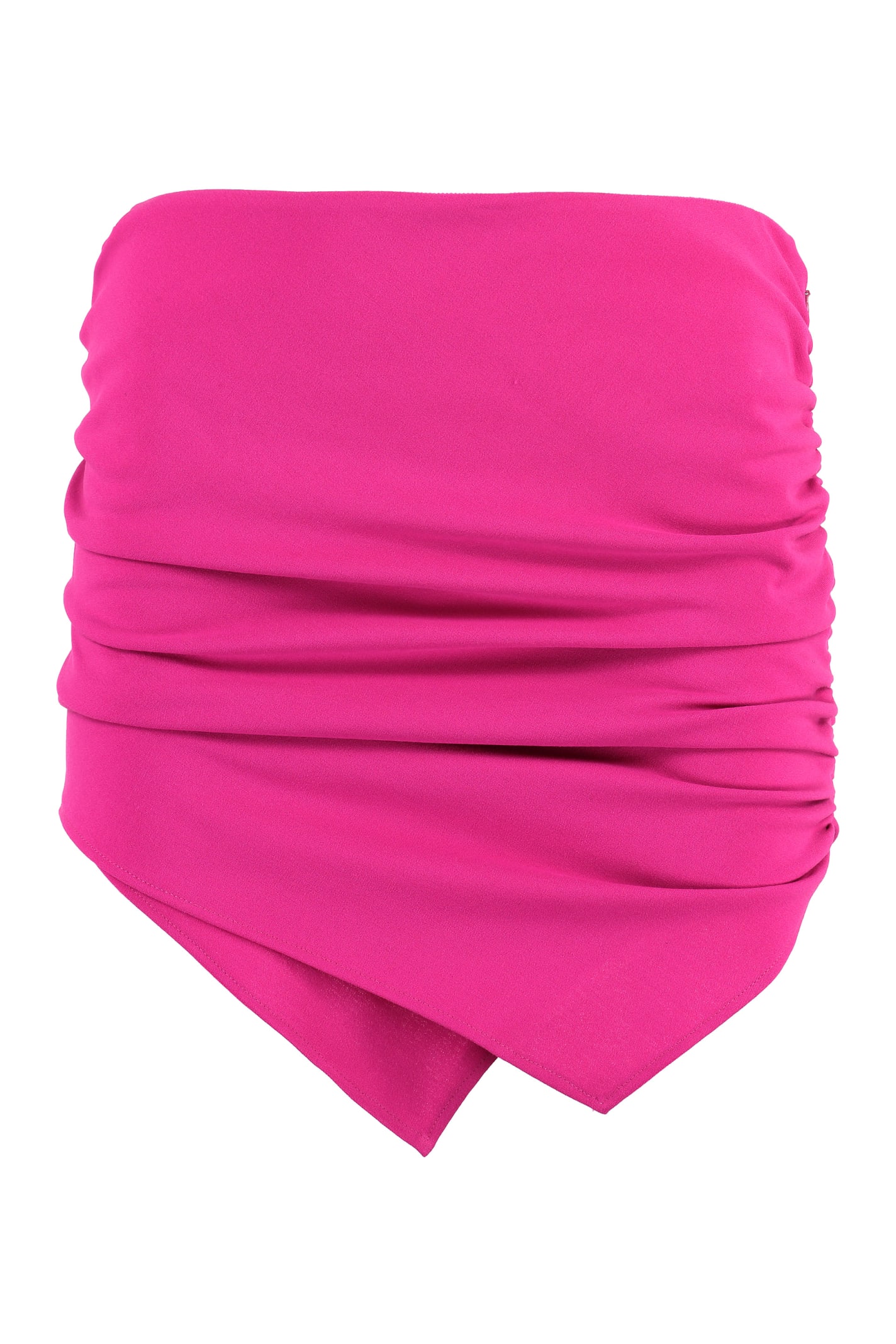 The Attico Hatty Asymmetric Miniskirt