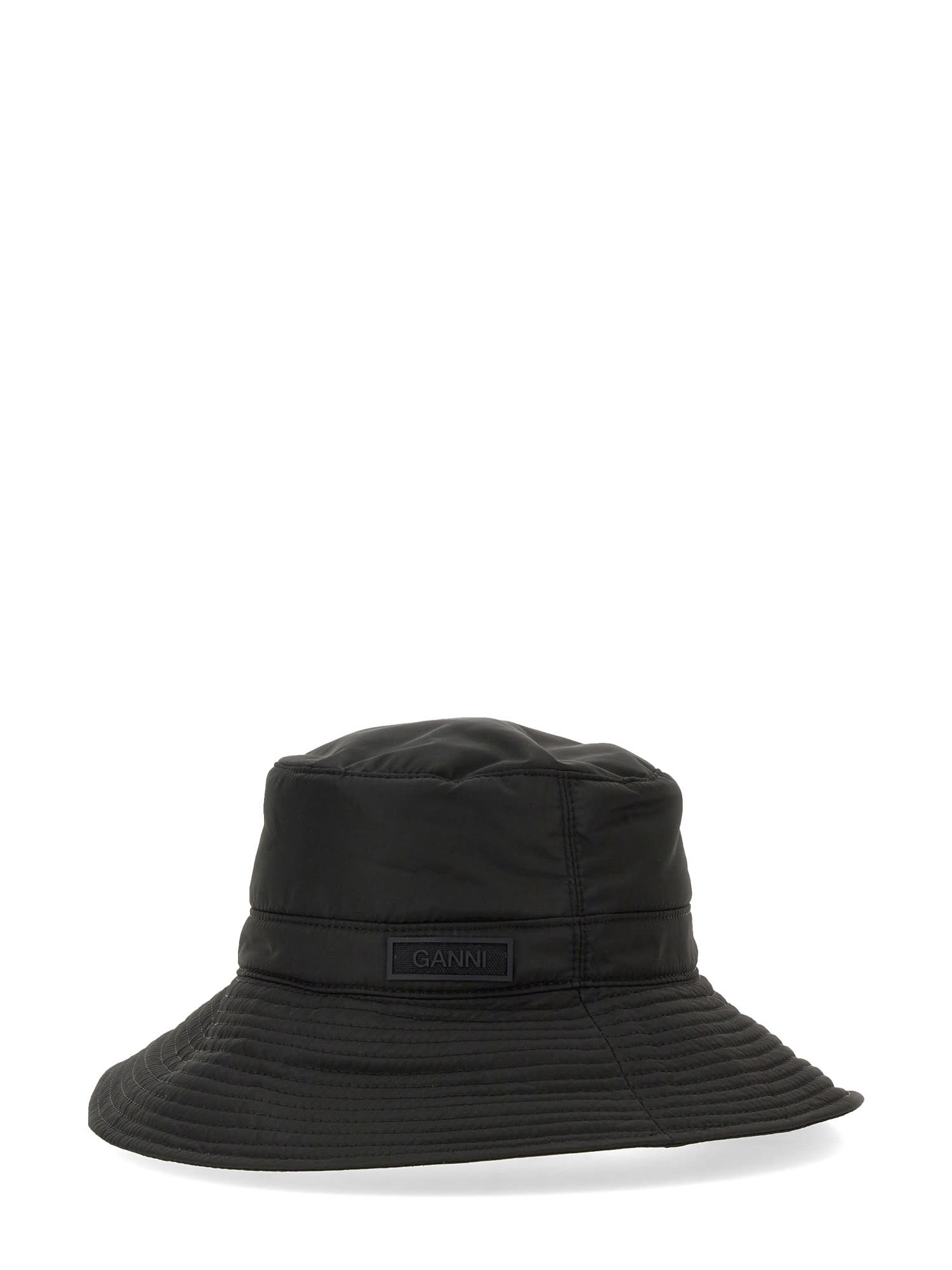 Ganni Bucket Hat With Logo