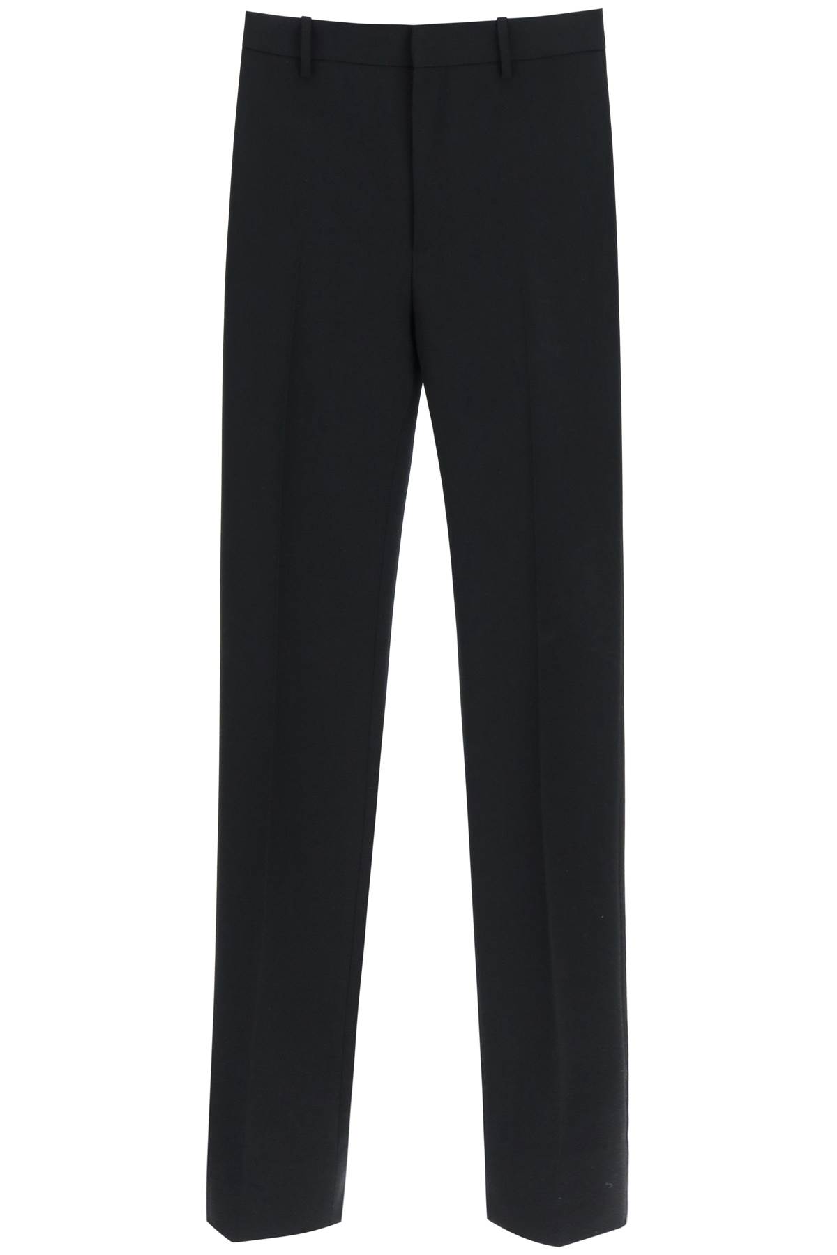 Off-White Slim Tailored Pants With Zippered Ankle