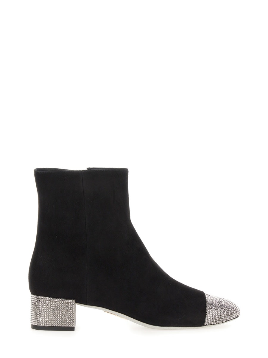 René Caovilla Boot With Rhinestones