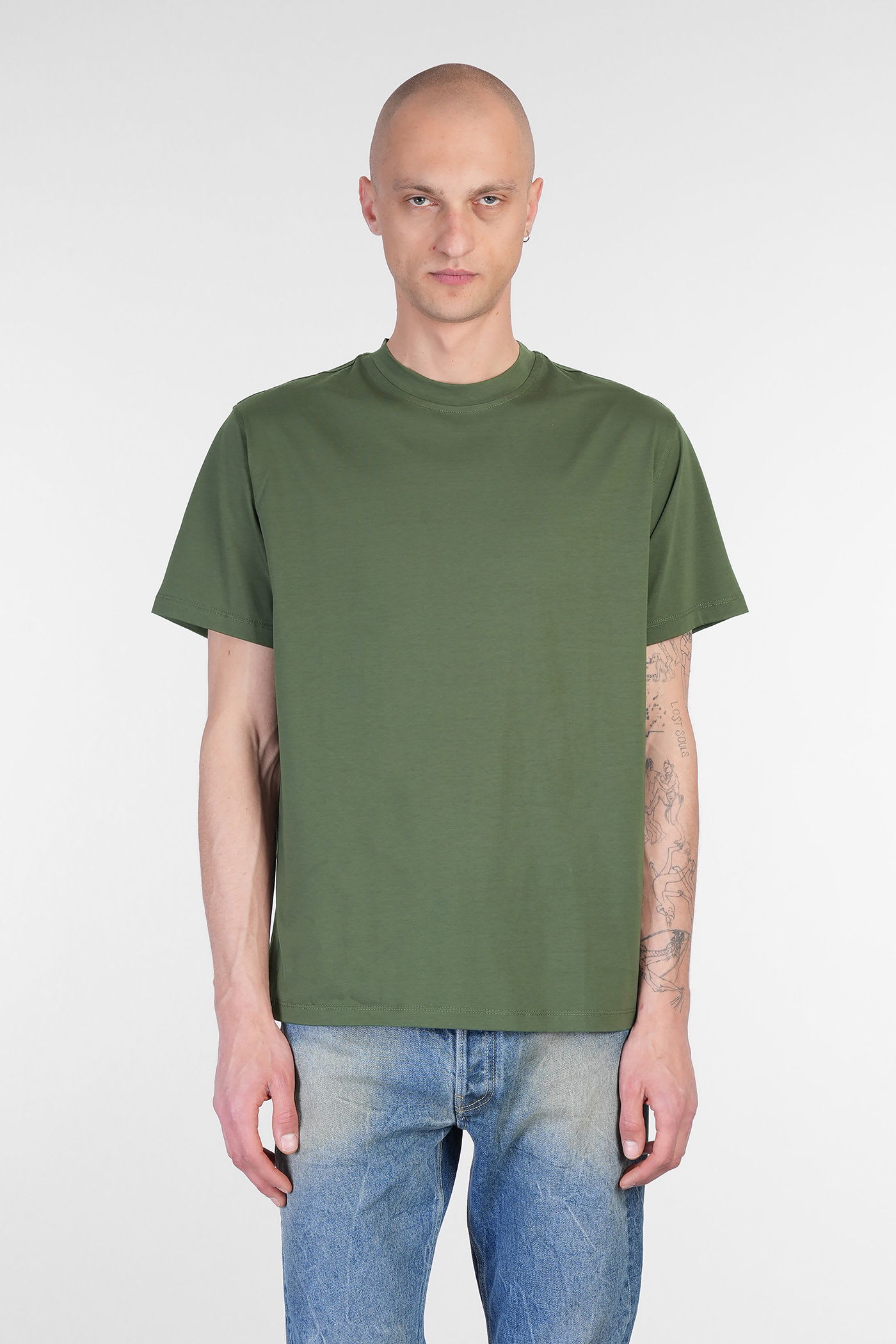 Salvatore Santoro T-shirt In Green Cotton