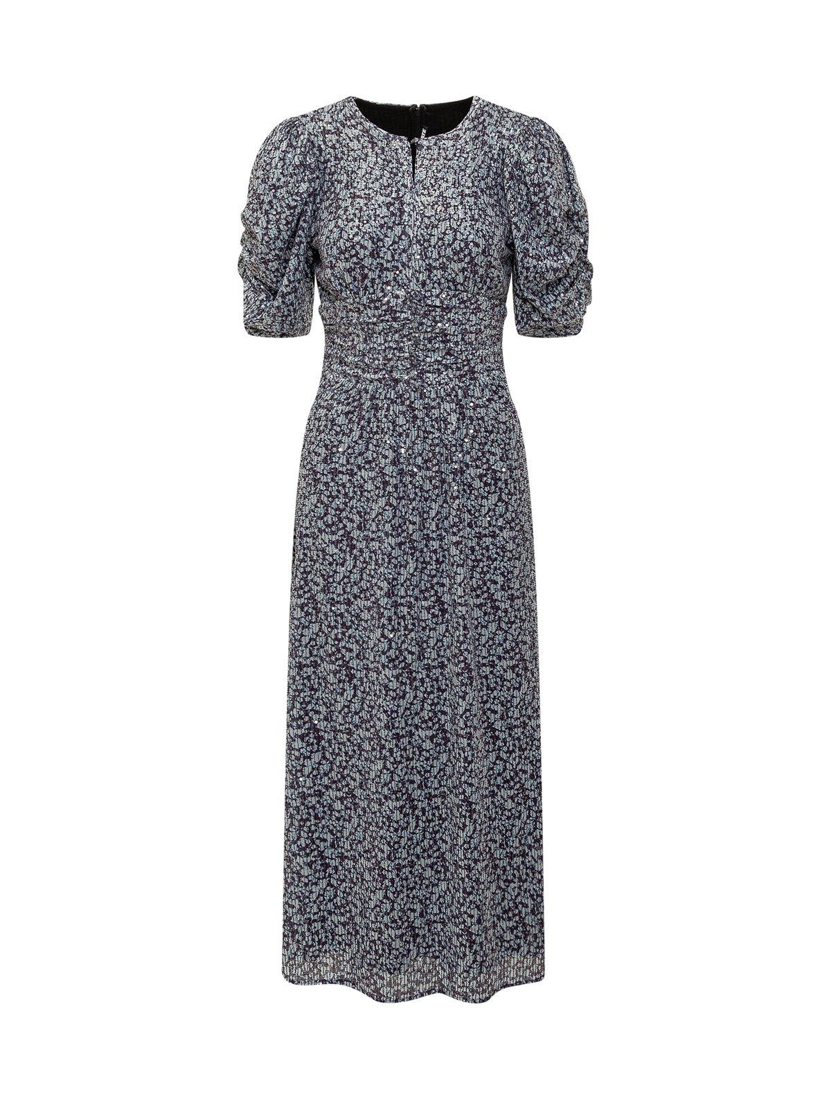 Rotate by Birger Christensen Puff Sleeve Sequin Dress