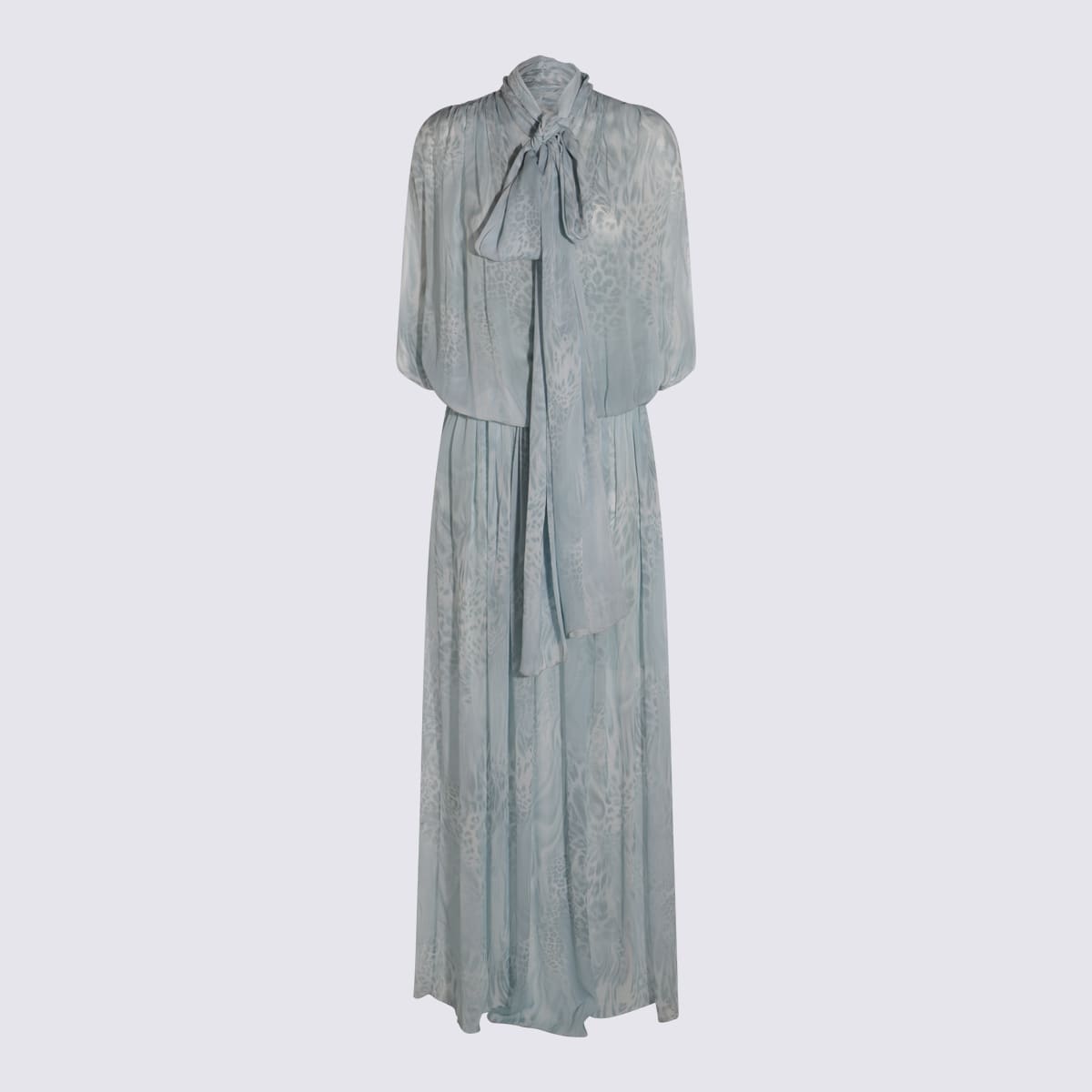 Blumarine Light Blue Maxi Dress