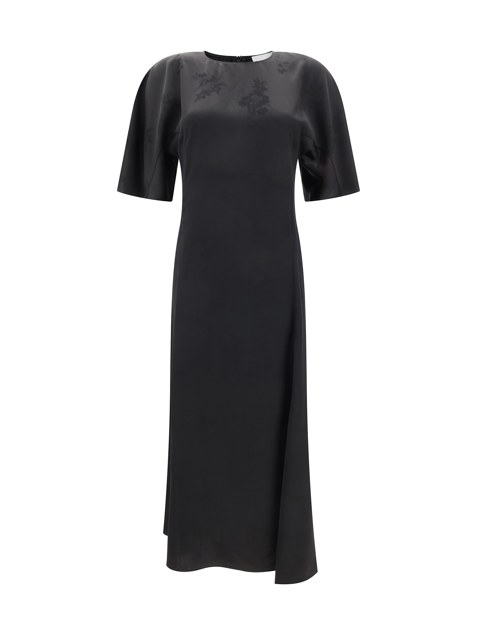 Ganni Satin Long Dress