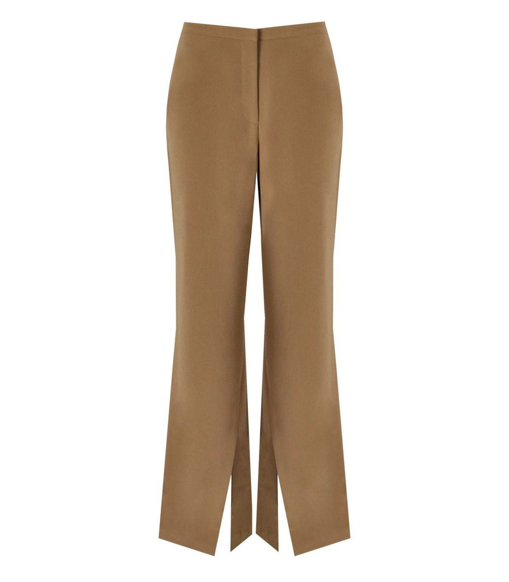 Stine Goya Leah Coffee Brown Flare Pants