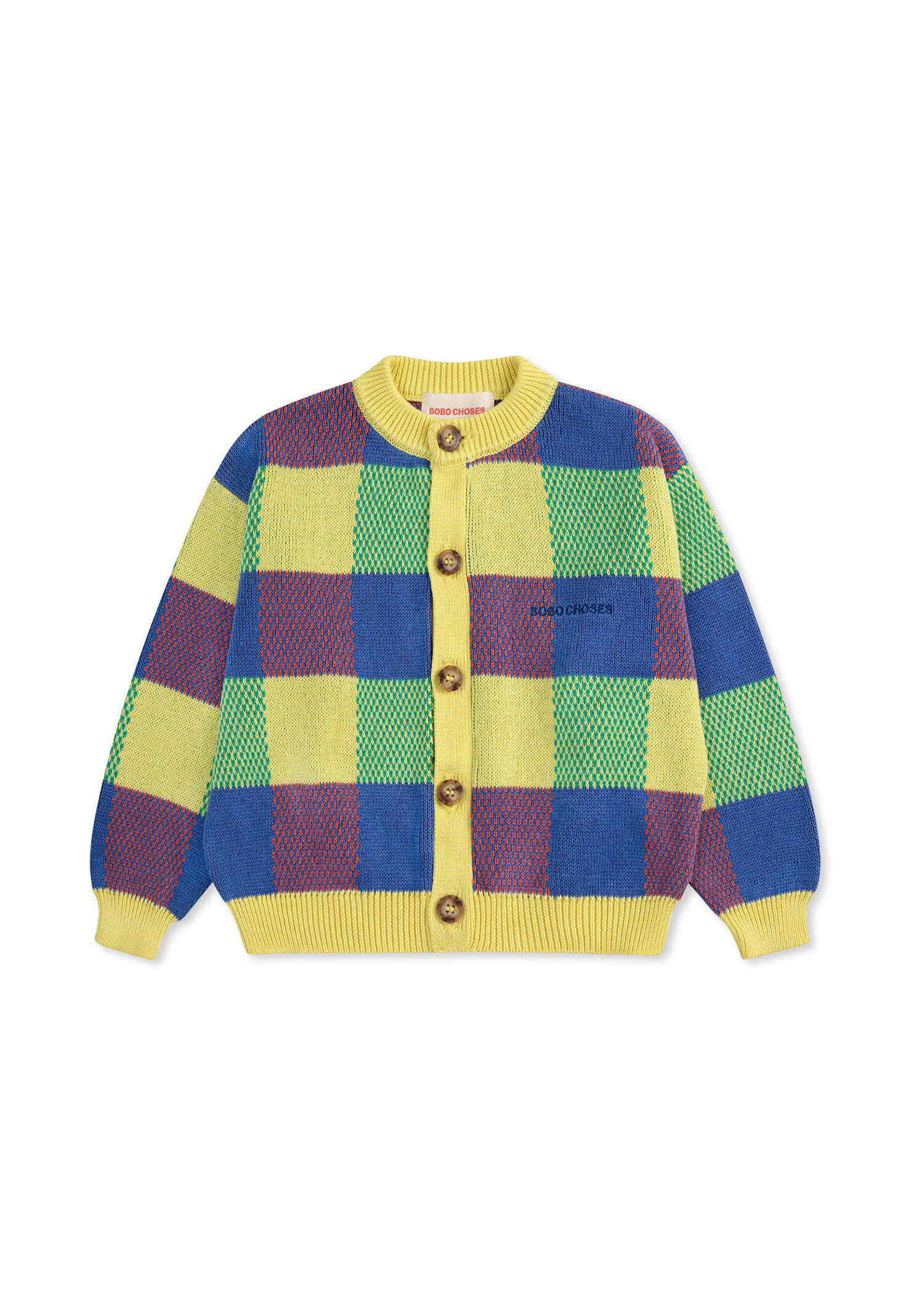 Bobo Choses Multicolor Cardigan For Kids With Logo