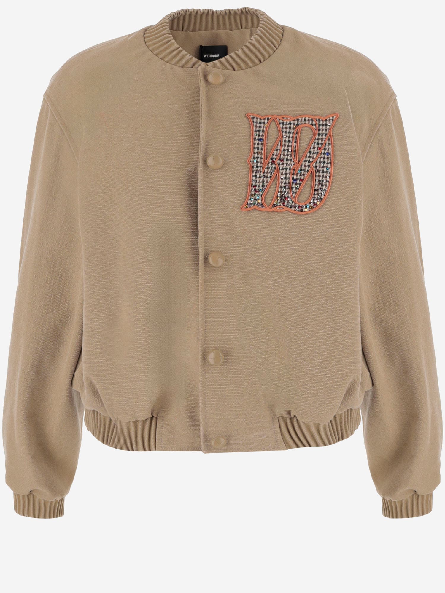 WE11 DONE Cotton Blend Jacket With Logo