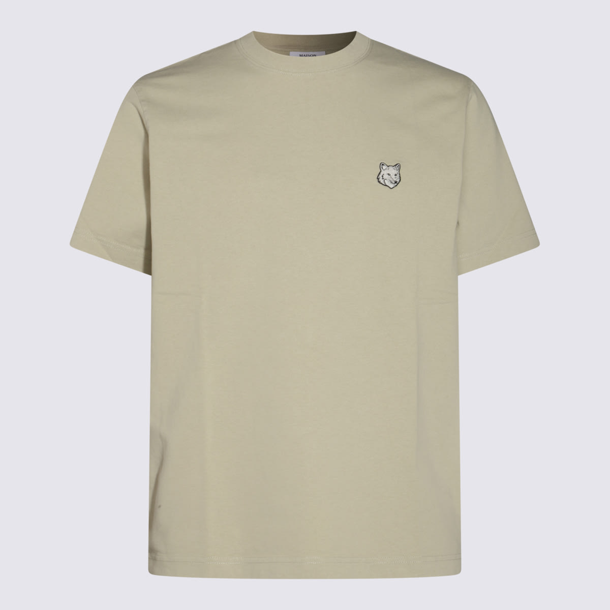 Maison Kitsuné Beige Cotton T-shirt