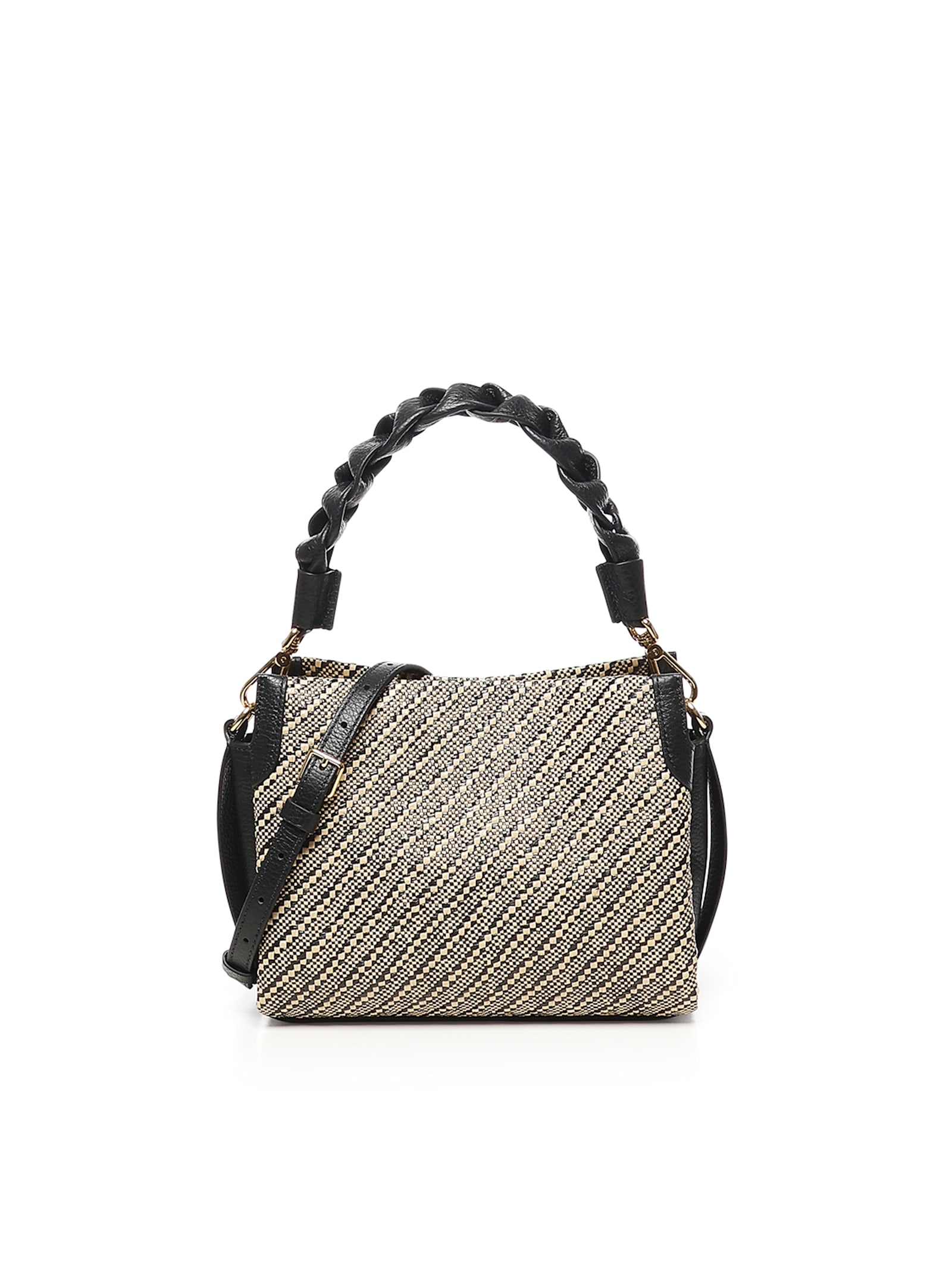 Coccinelle Bohemian Straw Handbag