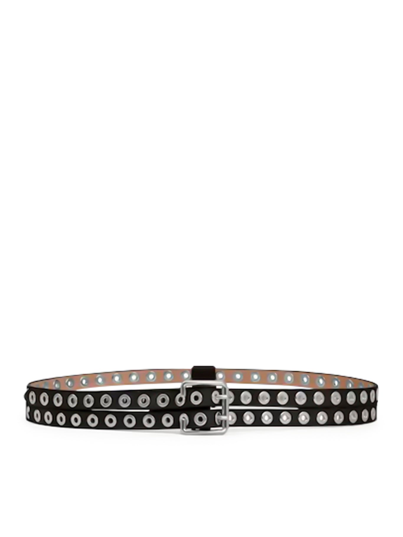 DOUBLE BIKER BELT IN NUBUCK - Alaia - Woman