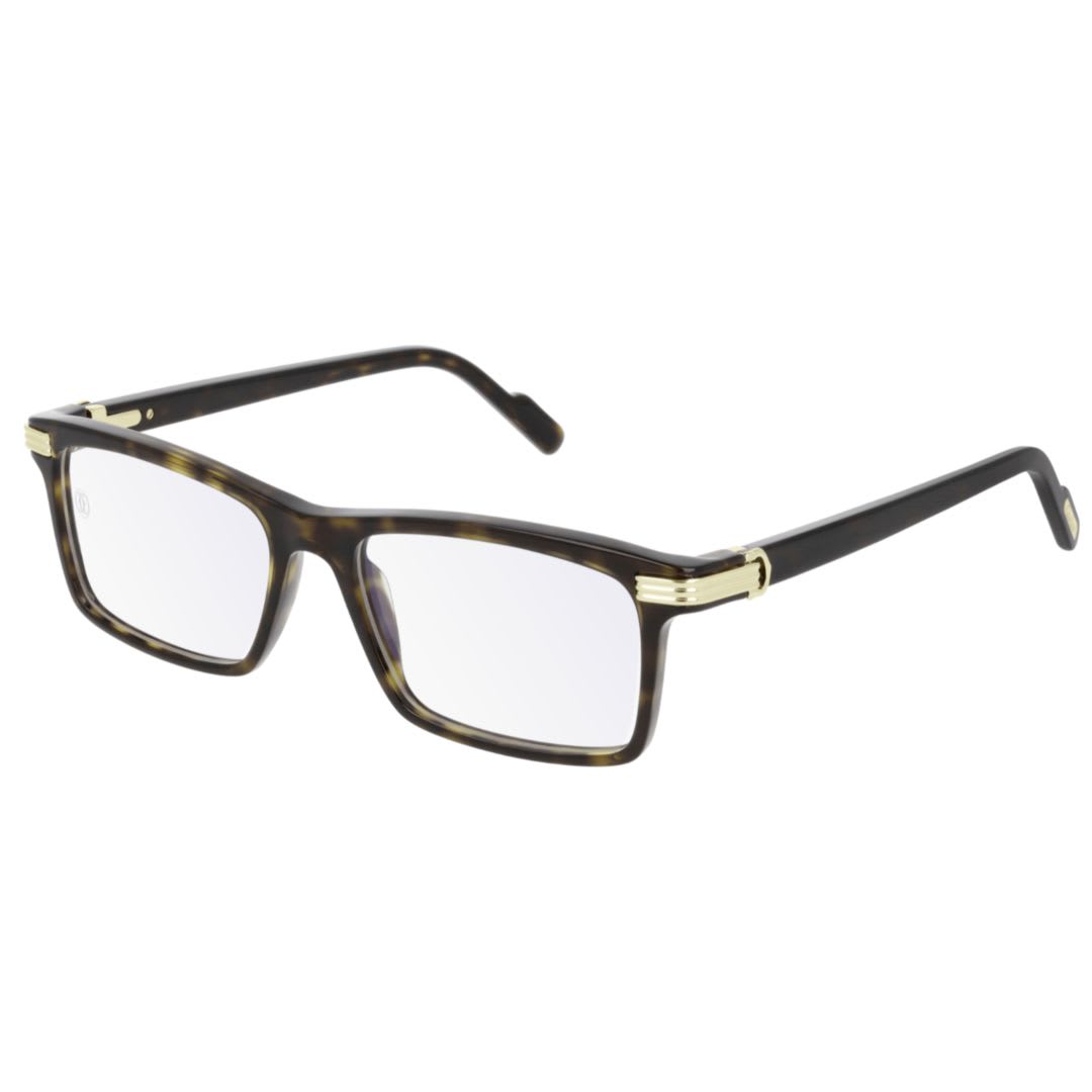 Cartier Eyewear Ct0222o002 Havana Havana Transpa