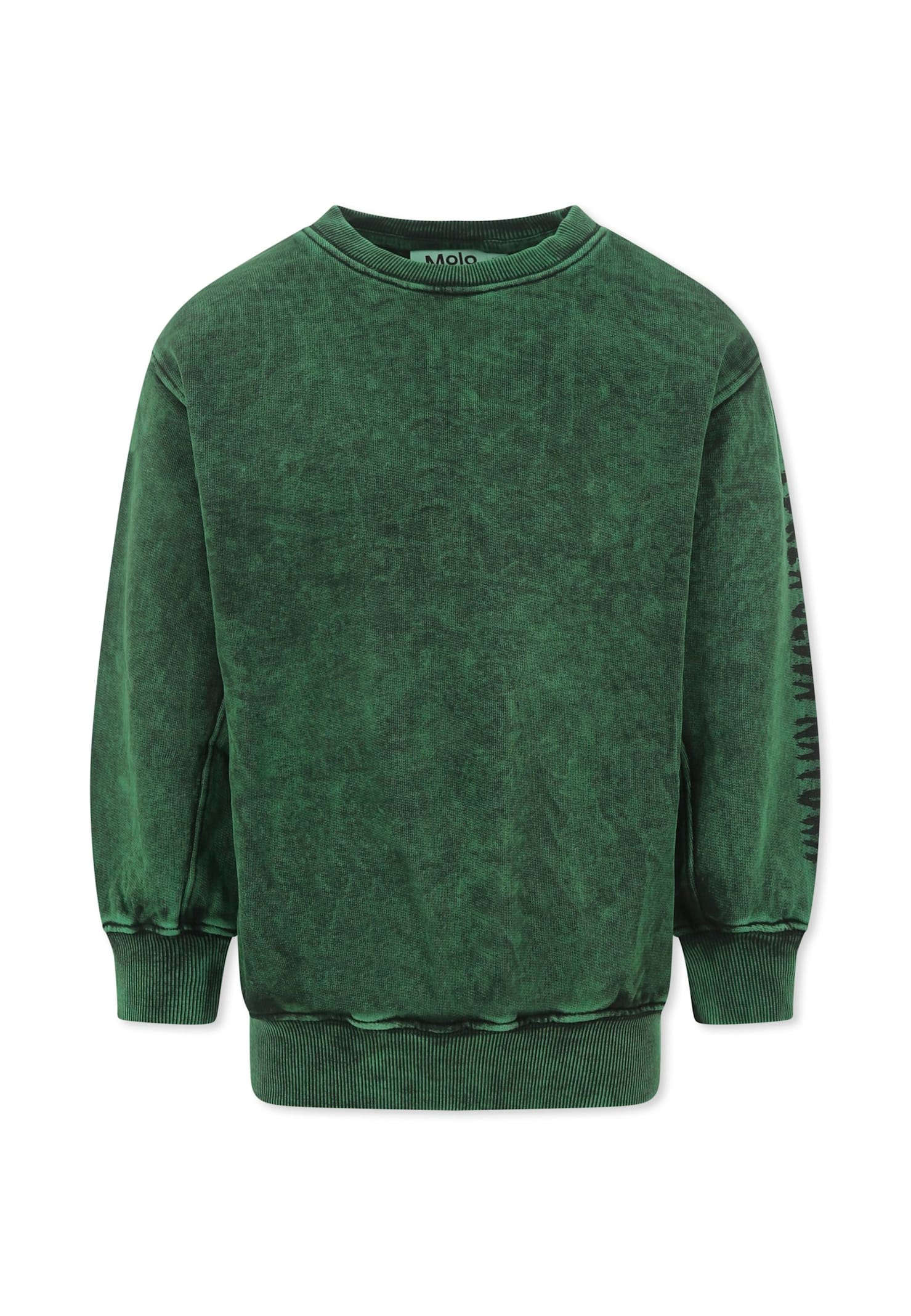 Molo Green Sweatshirt For Kids