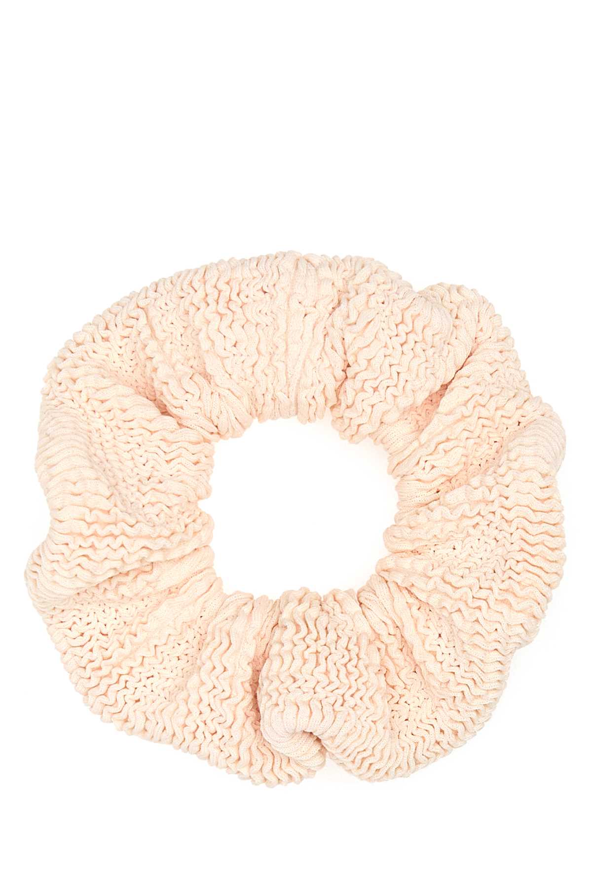 Hunza G Light Pink Fabric Scrunchie