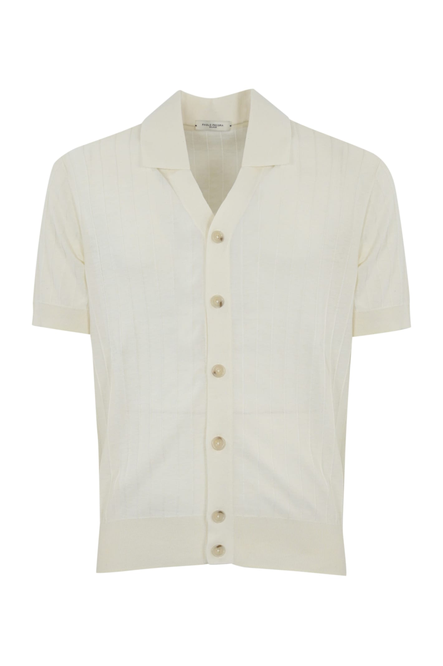 Paolo Pecora Silk And Cotton Knit Shirt