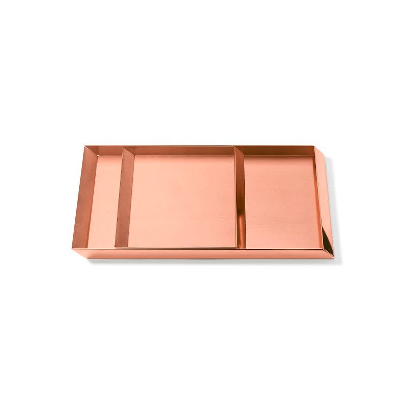 Ghidini 1961 Axonometry - Trays Set Rose Gold