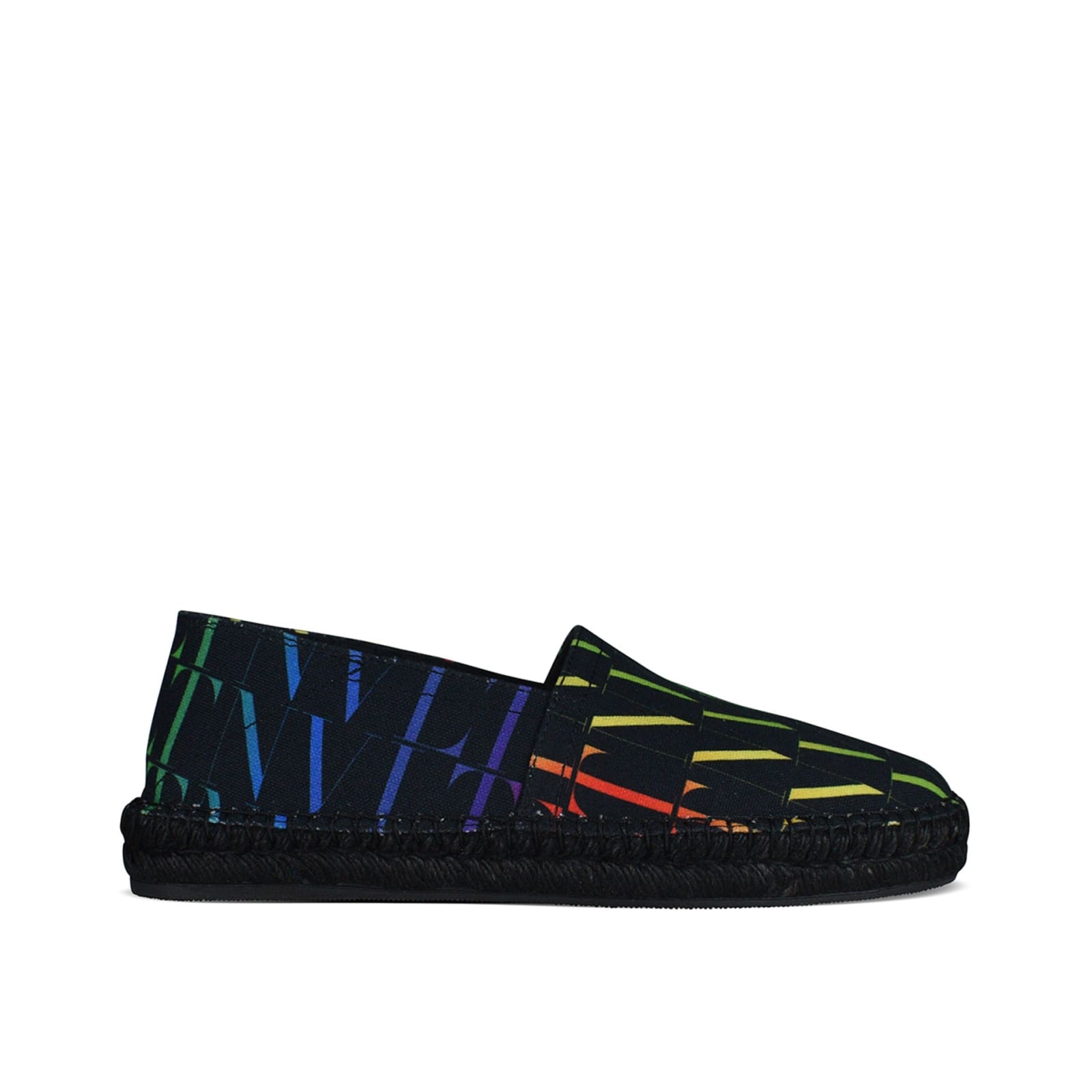 Valentino Garavani Vlnt 草编帆布鞋