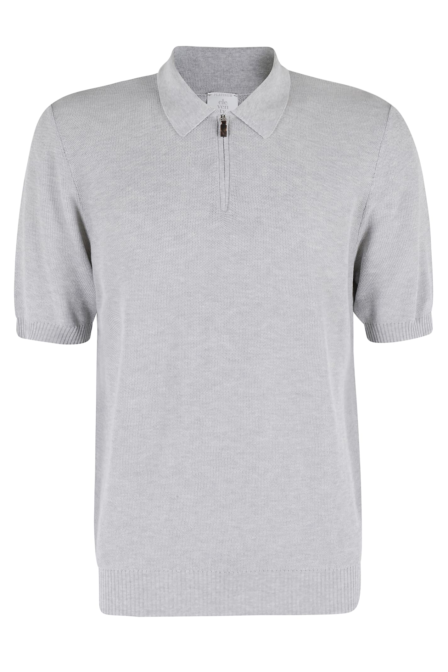 Eleventy Polo Mezza Zip