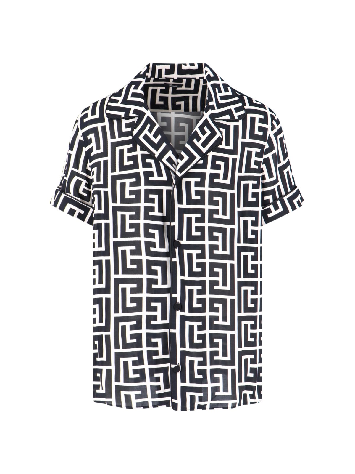 Balmain 'Monogram' Viscose Shirt