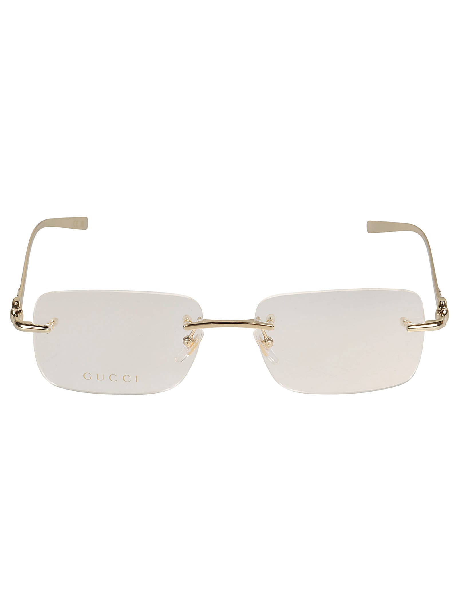 Gucci Eyewear Logo Lens Rimeless Frame