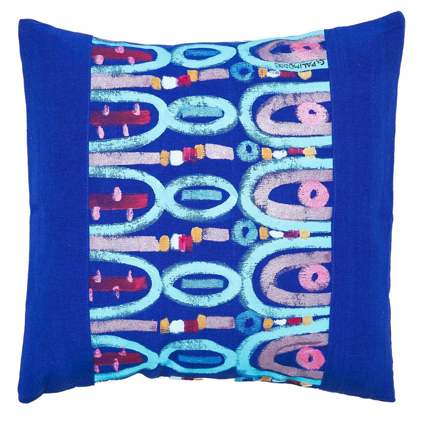 Le Botteghe su Gologone Hand Painted Cushions 100x100 Cm