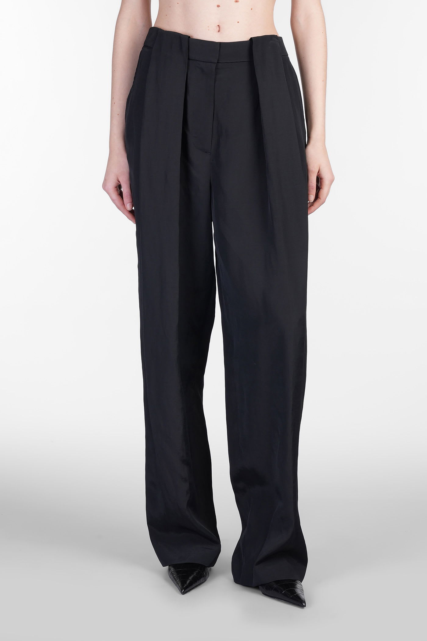 Stella McCartney Pants In Black Viscose