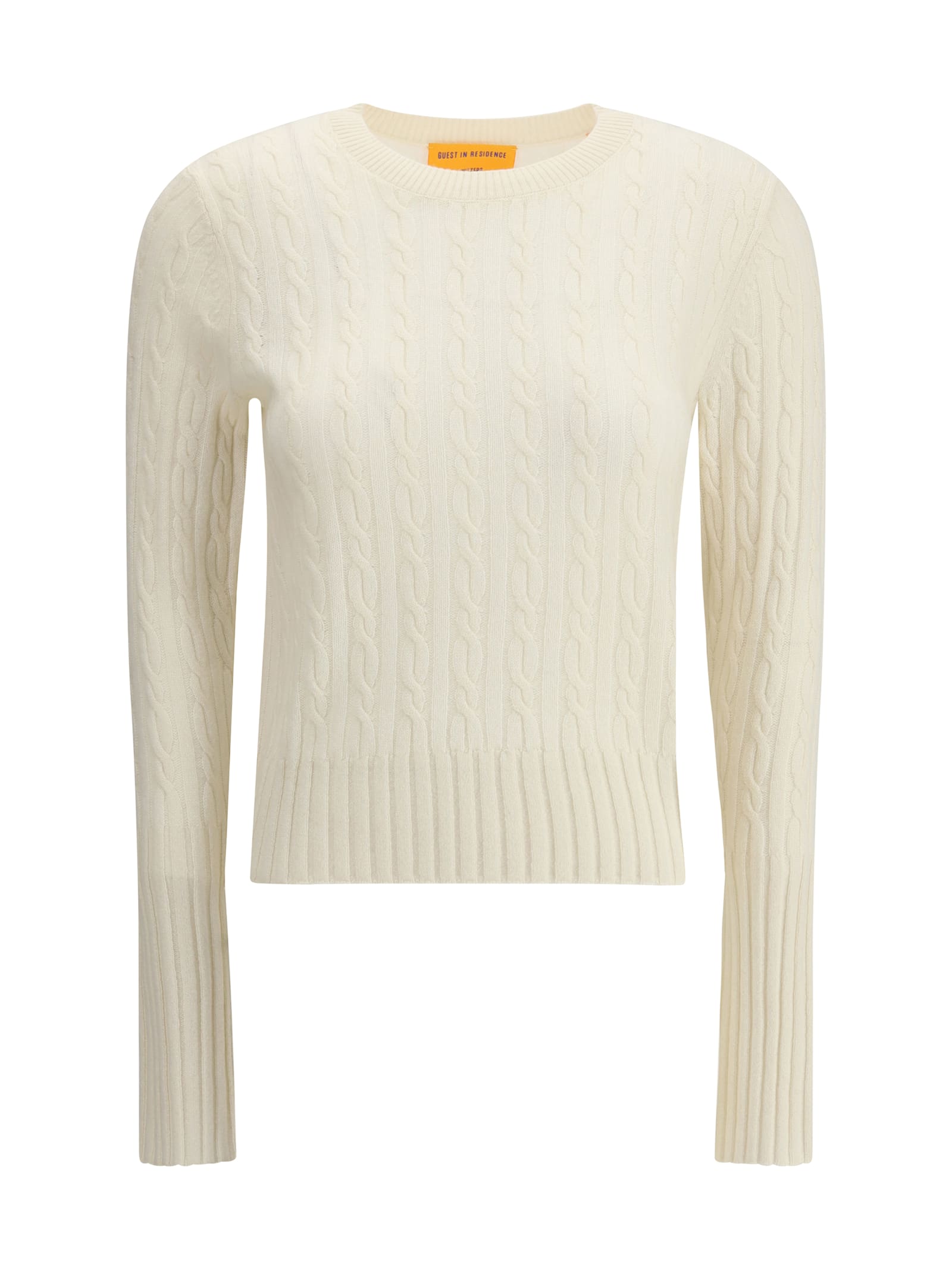 Guest in Residence Cashmere Braided Sweater
